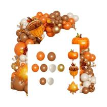 Conjunto De Arco De Balões De Ação De Graças De Outono 141 Peças Conjunto De Guirlanda Para Festa De