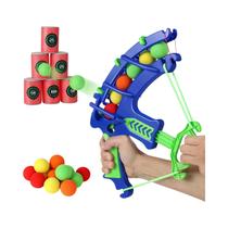 Conjunto De Arco E Flecha De Espuma Para Crianças, Blaster Seguro Com Bolas Macias E Alvos Para Conjunto De Arco E Flecha De Espuma Para Crianças, Blaster Seguro Com Bolas Macias E Alvos Para