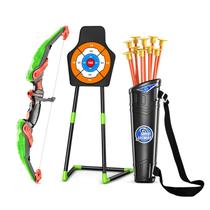 Conjunto de arco e flecha TEMI com luzes LED para crianças de 3 a 12 anos Conjunto de arco e flecha TEMI com luzes LED para crianças de 3 a 12 anos