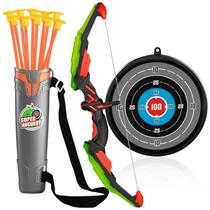 Conjunto de arco e flecha TEMI LED Light Up, brinquedo de tiro com arco e flecha para crianças a partir de 3 anos Conjunto de arco e flecha TEMI LED Light Up, brinquedo de tiro com arco e flecha para crianças a partir de 3 anos