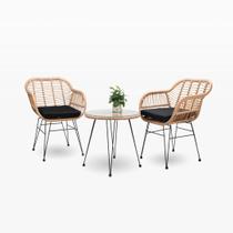Conjunto de Área Externa Sky com 2 Poltronas, 1 Mesa