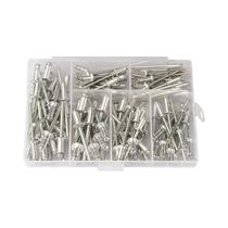 Conjunto de Arma de Rebite Resistente com 120 Peças - Kit de Rebites Cegos