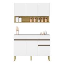 Conjunto de Armarios Modulados Line com 6 Portas e 1 Gaveta Conjunto de Armarios Modulados Line com 6 Portas e 1 Gaveta