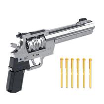 Conjunto de armas Building Blocks Nueris 1:1 Revolver 428 unidades para crianças