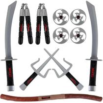 Conjunto de Armas de Brinquedo Ninja Warrior - RPG Liberty Imports Conjunto de Armas de Brinquedo Ninja Warrior - RPG Liberty Imports