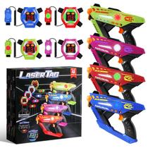 Conjunto de armas Laser Tag CheerCrew, infravermelho recarregável para crianças com mais de 8 anos