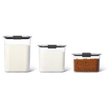 Conjunto de Armazenamento de Alimentos Rubbermaid Brilliance - 6 Peças