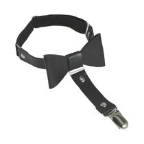 Conjunto De Arnês E Cinta-Liga Ajustável Estilo Punk Gótico Com Borboleta, Em Couro E Renda, Com