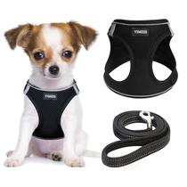 Conjunto de arnês e coleira para cães YIMEIS Reflective para pequenos animais de estimação