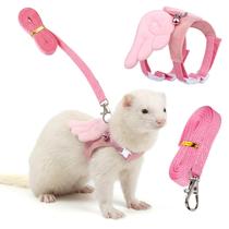 Conjunto de arnês e coleira para furões YBEATY para bebês ratos-furão