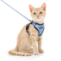 Conjunto de arnês e coleira para gatos Dooradar Escape Proof para gatos Conjunto de arnês e coleira para gatos Dooradar Escape Proof para gatos