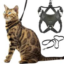 Conjunto de arnês e coleira para gatos OutdoorBengal Houdini para gatinhos Conjunto de arnês e coleira para gatos OutdoorBengal Houdini para gatinhos