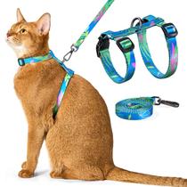 Conjunto de arnês e coleira para gatos PetThem Escape Proof para gatos Conjunto de arnês e coleira para gatos PetThem Escape Proof para gatos