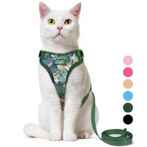 Conjunto de arnês e coleira para gatos Supet Escape Proof ajustável