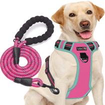 Conjunto de arnês para cães ToBedri No Pull, refletivo ajustável