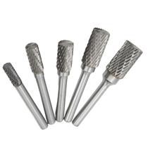 Conjunto de arquivos EVGATSAUTO Rebarbas de metal duro de corte duplo para metalurgia