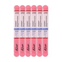 Conjunto de arquivos Kiss File All Purpose & Smoother 180 Medium/600 Extra Fine F100N pacote com 6 Conjunto de arquivos Kiss File All Purpose & Smoother 180 Medium/600 Extra Fine F100N pacote com 6