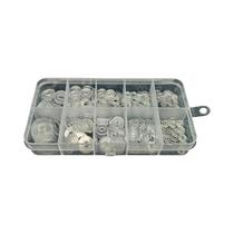 Conjunto De Arruelas Planas Transparentes De Plástico PVC M2-M12, Anel De Vedação Isolante 415-1085