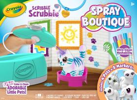 Conjunto de arte Airbrush Crayola Scribble Scrubbie Pets 3 anos ou mais Conjunto de arte Airbrush Crayola Scribble Scrubbie Pets 3 anos ou mais