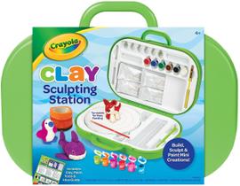 Conjunto de Arte em Argila Crayola para Crianças - Sculpting Station com Tinta (6+)