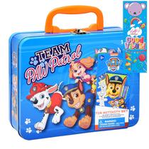 Conjunto de Arte Paw Patrol para Colorir e Atividades - Com Caixa de Lata
