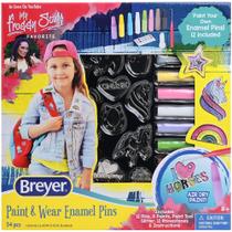 Conjunto de artesanato Breyer Horses Paint and Wear: pinos esmaltados com 12 pinos