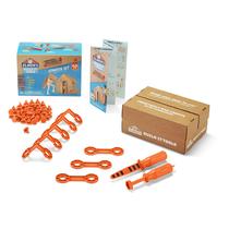 Conjunto de artesanato Elmer's Build It Tools Kids com papelão 60 unidades Conjunto de artesanato Elmer's Build It Tools Kids com papelão 60 unidades