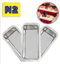 Conjunto de Assadeira, Kit Com 3 Formas Para Fazer Pão De 24cm Em Alumínio Extra Alta