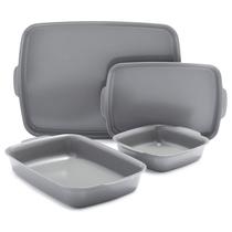 Conjunto de assadeiras GreenPan Premiere Ovenware Healthy Ceramic 4 unidades Conjunto de assadeiras GreenPan Premiere Ovenware Healthy Ceramic 4 unidades