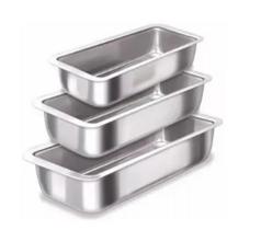 Conjunto de Assadeiras -Kit 3 Formas De Pão *** Extra Alta*** 3 tamanhos