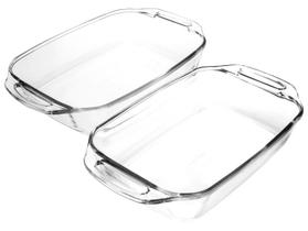 Conjunto de Assadeiras Marinex Retangular de Vidro Conjunto de Assadeiras Marinex Retangular de Vidro