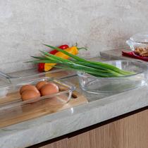 Conjunto de Assadeiras Nadir Celebrity Marinex em Vidro 5 Peças