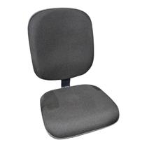 Conjunto de Assento e Encosto para Cadeira Diretor com Lâmina tecido Jserrano cor Preto Conjunto de Assento e Encosto para Cadeira Diretor com Lâmina tecido Jserrano cor Preto