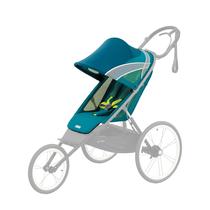 Conjunto de assento para carrinho Cybex AVI Maliblue com reclinação e capota solar