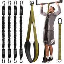 Conjunto de assistência para pulseiras de exercícios Tribe Lifting Pull Up de 200 libras