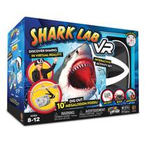 Conjunto de atividades Abacus Brands STEAM Shark Lab VR com óculos de realidade virtual