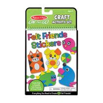 Conjunto de atividades artesanais Melissa e Doug On the Go Felt Friends Conjunto de atividades artesanais Melissa e Doug On the Go Felt Friends