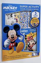 Conjunto de atividades bendon Mickey And Friends com cor, adesivo e design