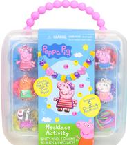 Conjunto de atividades: colar Tara Toy Peppa Pig com miçangas e pingentes