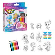 Conjunto de atividades de arte e artesanato Shrinky Dinks Minis Mermaids Conjunto de atividades de arte e artesanato Shrinky Dinks Minis Mermaids