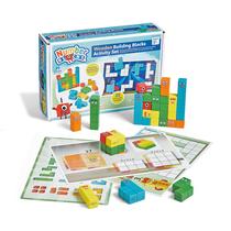 Conjunto de atividades de blocos de construção de madeira hand2mind Numberblocks