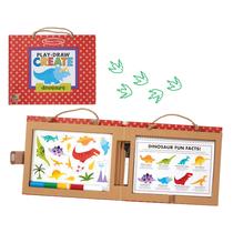 Conjunto de atividades de desenho e kit magnético Melissa & Doug Dinos