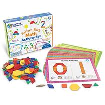 Conjunto de atividades de matemática do bloco de recursos de aprendizagem, jogos de matemática para crianças, jogos educacionais, matemática pré-escolar, Montessori, 144 peças, idade 5+