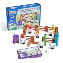 Conjunto de Atividades Hand2Mind Numberblocks Sheep Farm MathLink Cubes