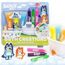 Conjunto de atividades Horizon Group USA Bluey Bath Creations de 9 peças