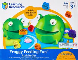 Conjunto de Atividades Learning Resources Froggy Feeding Fun - 65 Peças