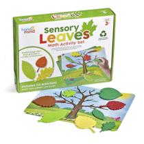 Conjunto de Atividades Matemáticas Hand2Mind Sensory Leaves para Crianças