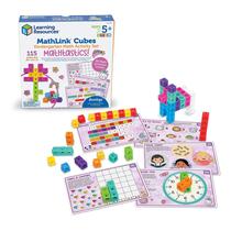Conjunto de Atividades Matemáticas MathLink Cubes Mathtastics para Jardim de Infância