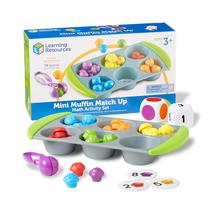 Conjunto de Atividades Matemáticas Mini Muffin Match - 76 Peças