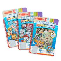 Conjunto de Atividades Melissa & Doug PAW Patrol com Adesivos - 3 Unidades